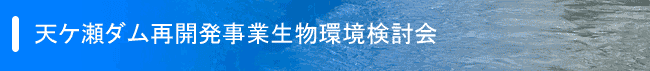 天ケ瀬ダム再開発事業生物環境検討会