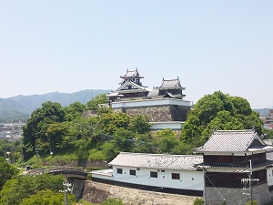 初夏の福知山城