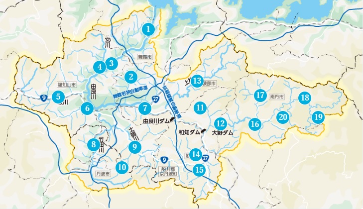 水位観測所地図