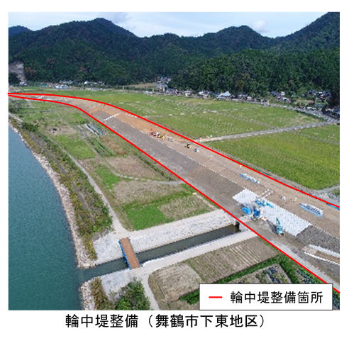輪中堤整備(舞鶴市下東地区)