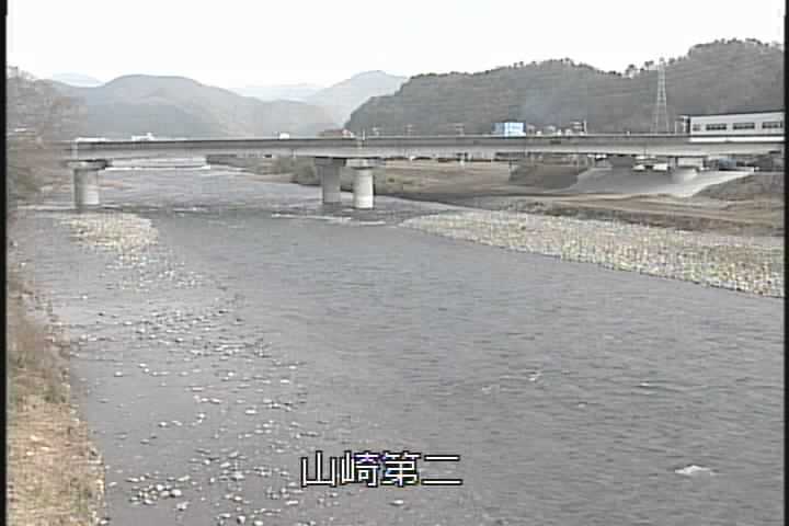 山崎第二の平常時の河川状況