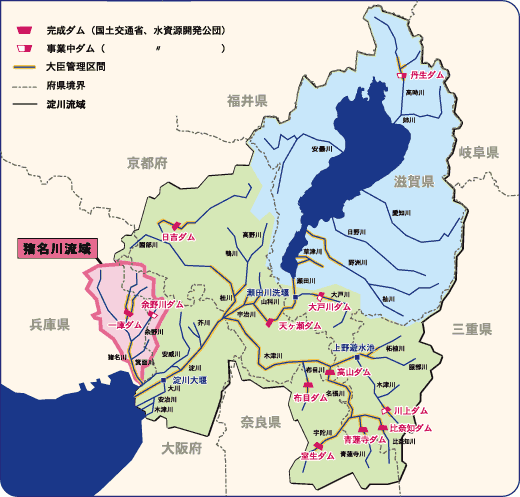 淀川水系図