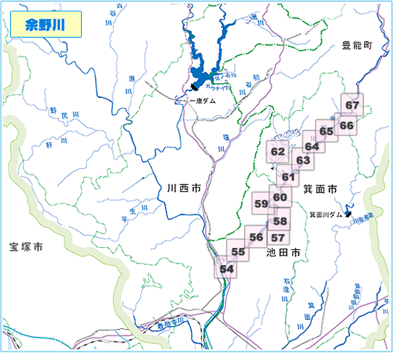 余野川地図