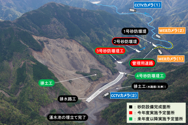 砂防設備整備予定図