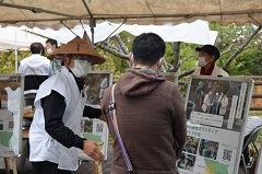 日本風景街道熊野や所属団体のPR活動を行う様子