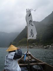 川舟からの景色は最高!