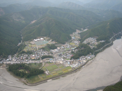 空からのシーニックバイウェイ熊野本宮大社編