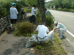 作業中