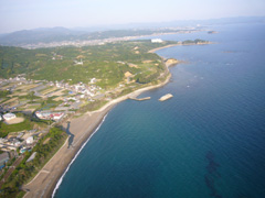 空からのシーニックバイウェイ千里の浜編