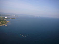空からのシーニックバイウェイ千里の浜編