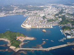 空からのシーニックバイウェイ田辺市海岸編