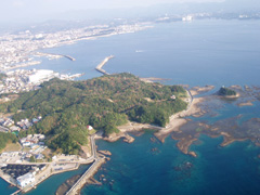 空からのシーニックバイウェイ田辺市海岸編