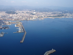 空からのシーニックバイウェイ田辺市海岸編