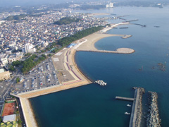 空からのシーニックバイウェイ田辺市海岸編