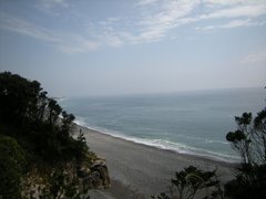 王子ヶ浜の美しい海岸