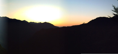 乙女の寝顔夕景
