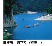 川の参詣道 熊野川