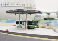 こうべバイオガスを活用した市バス