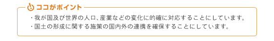 国土形成計画のポイント