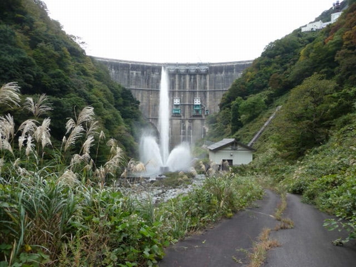 真名川ダム下流部
