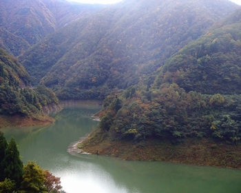 貯水池上流