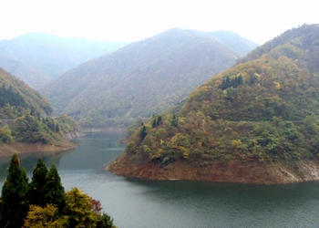 貯水池上流