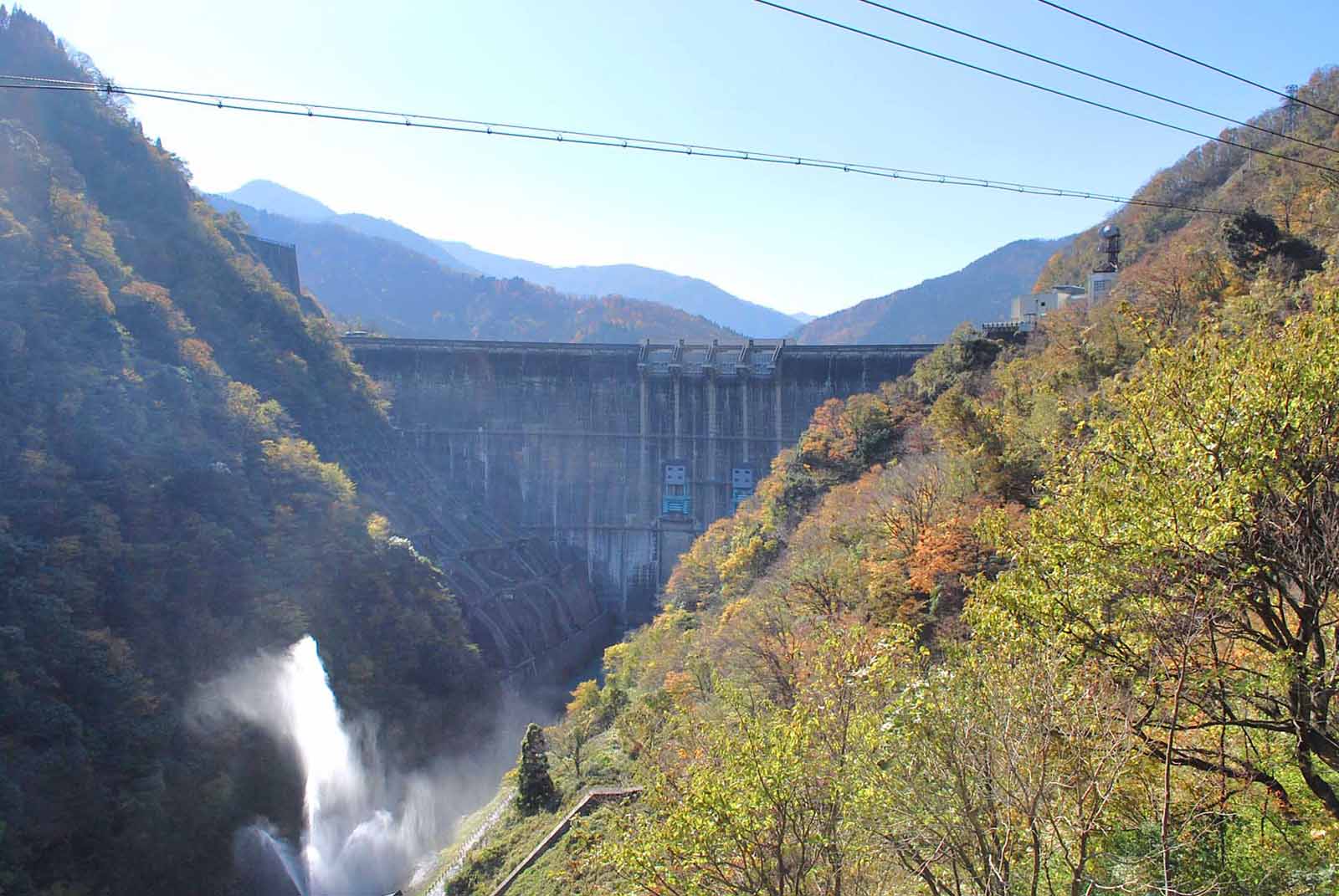 堤体 下流より