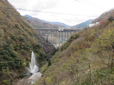 堤体 下流より