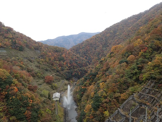 堤体 下流方向