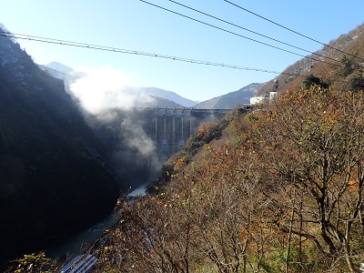 堤体 下流より