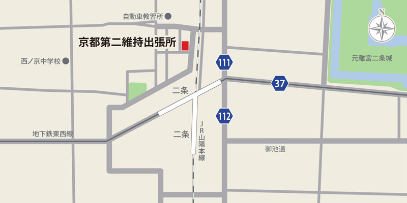 第二維持出張所のマップ画像