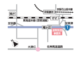 滋賀国道事務所地図