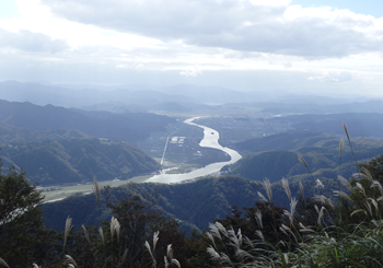 ひのそ島が臨める来日岳