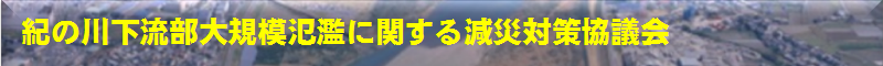 紀の川下流部大規模氾濫に関する減災対策協議会