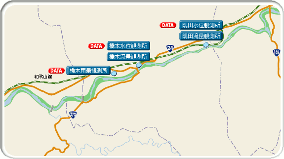 橋本市エリア地図