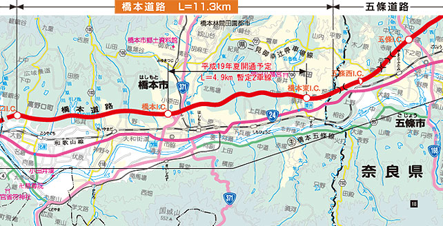 橋本道路 L=11.3km
