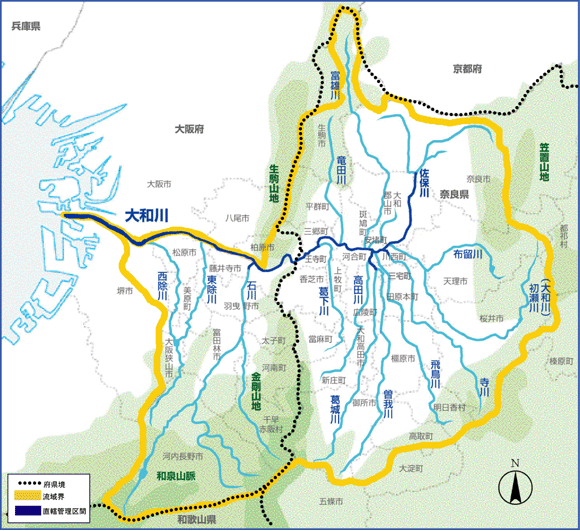 国土交通省近畿地方整備局 大和川河川事務所 大和川の概要