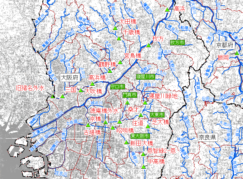 予測水位情報マップ