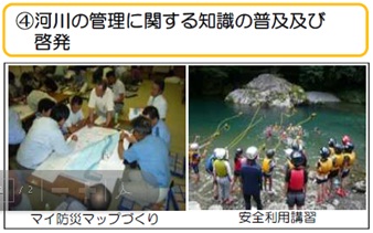 河川の管理に関する知識の普及及び啓発