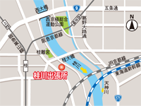 桂川出張所マップ
