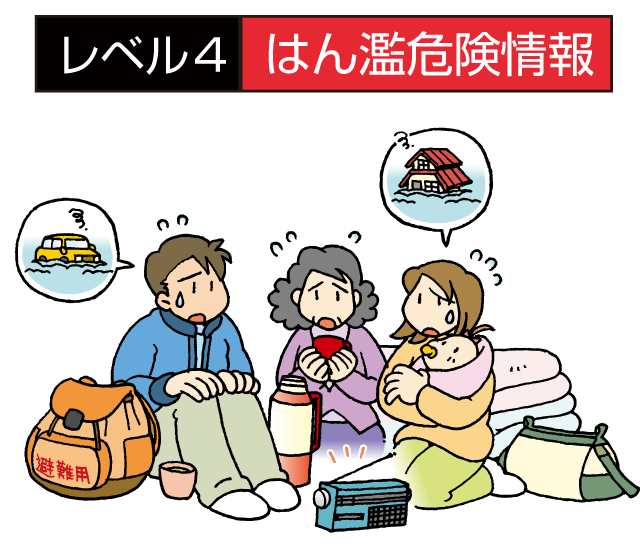 レベル4 はん濫危険情報の画像