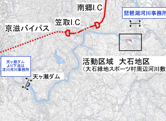 公募区間地図